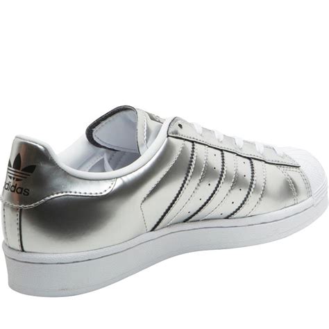 adidas superstar weiß metallic silber|adidas superstar silver metallic.